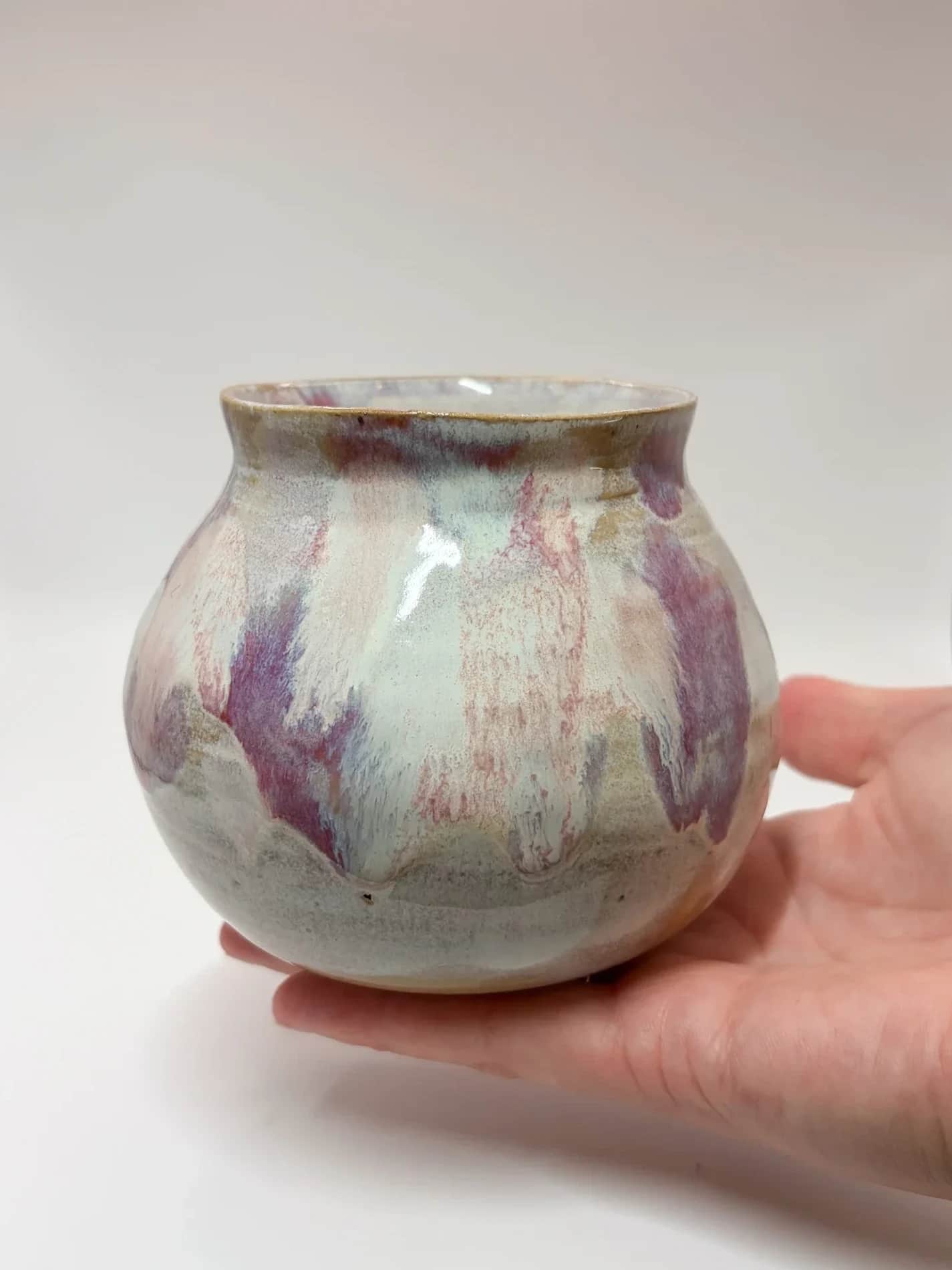 Keramikkvase, glasurbombe