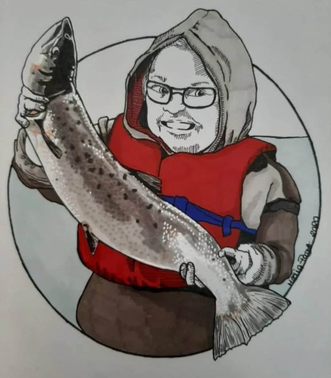 Portrett av mennesker og dyr