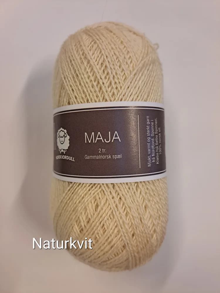 Maja 2 tråds ullgarn