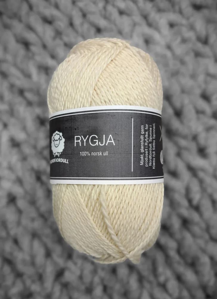 Rygja 2 tråds ullgarn