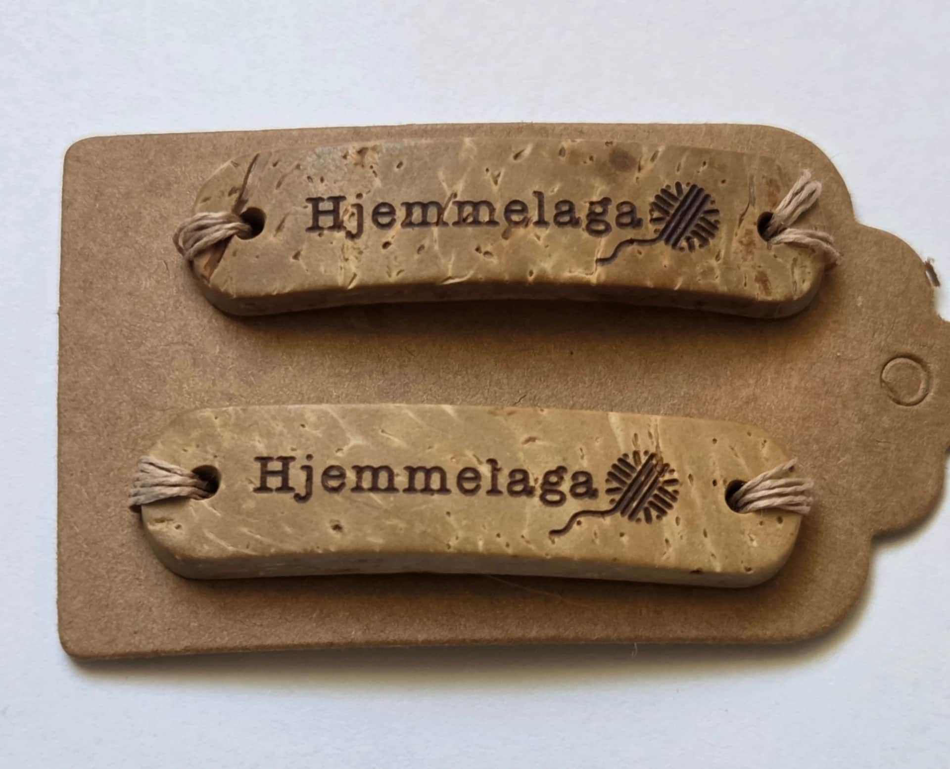 "Hjemmelaga" merker til ditt håndarbeid 🧶