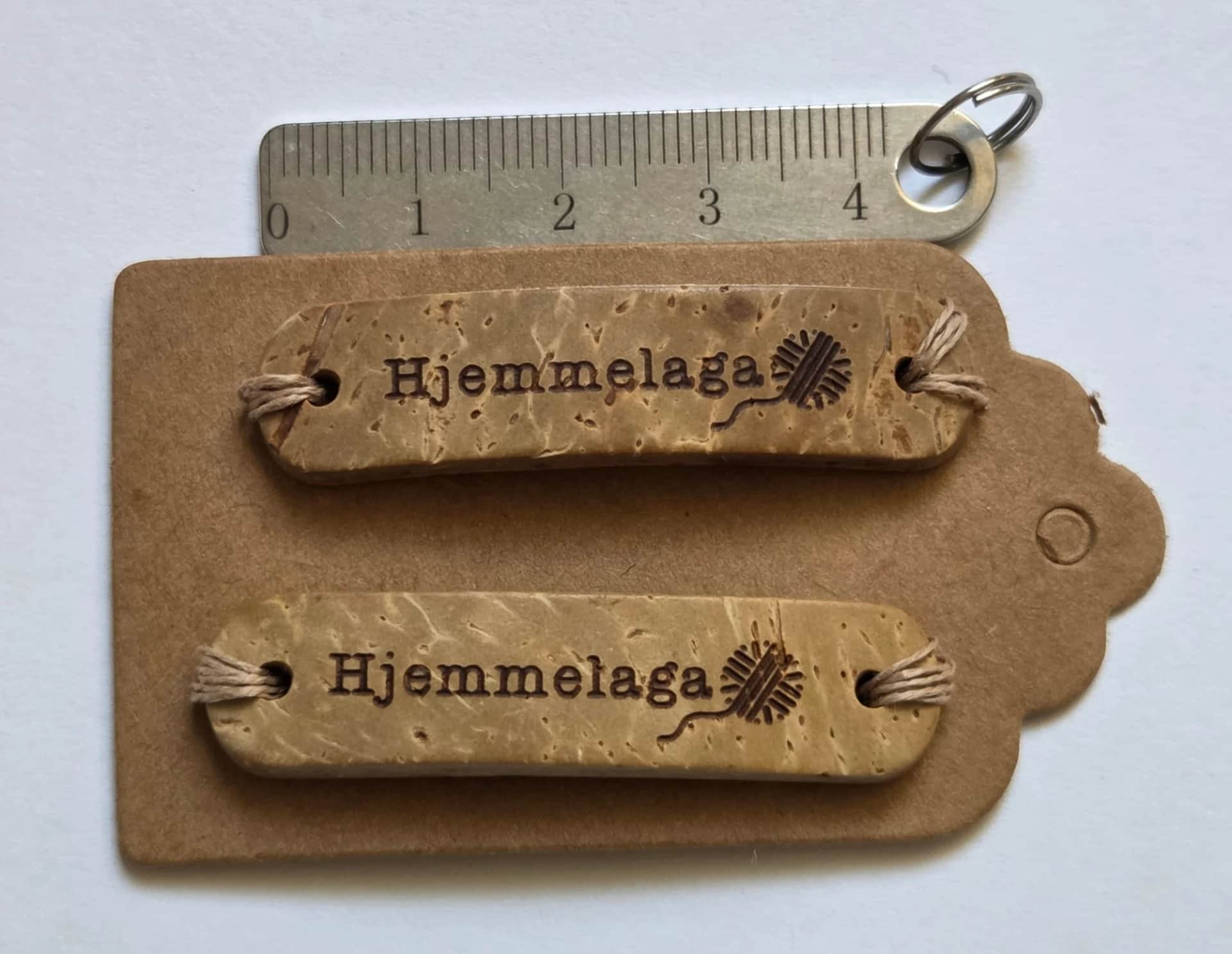 "Hjemmelaga" merker til ditt håndarbeid 🧶