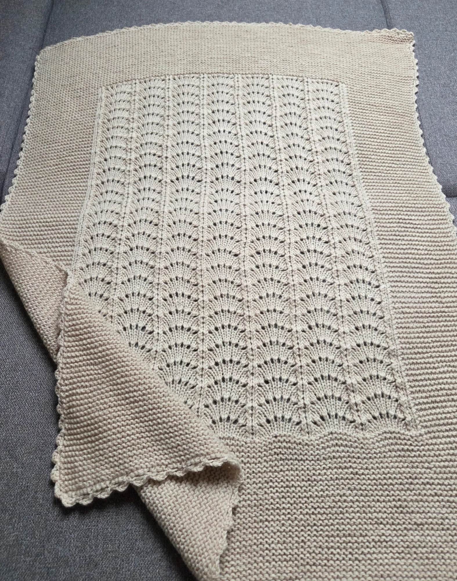 Babyteppe i 100%merino