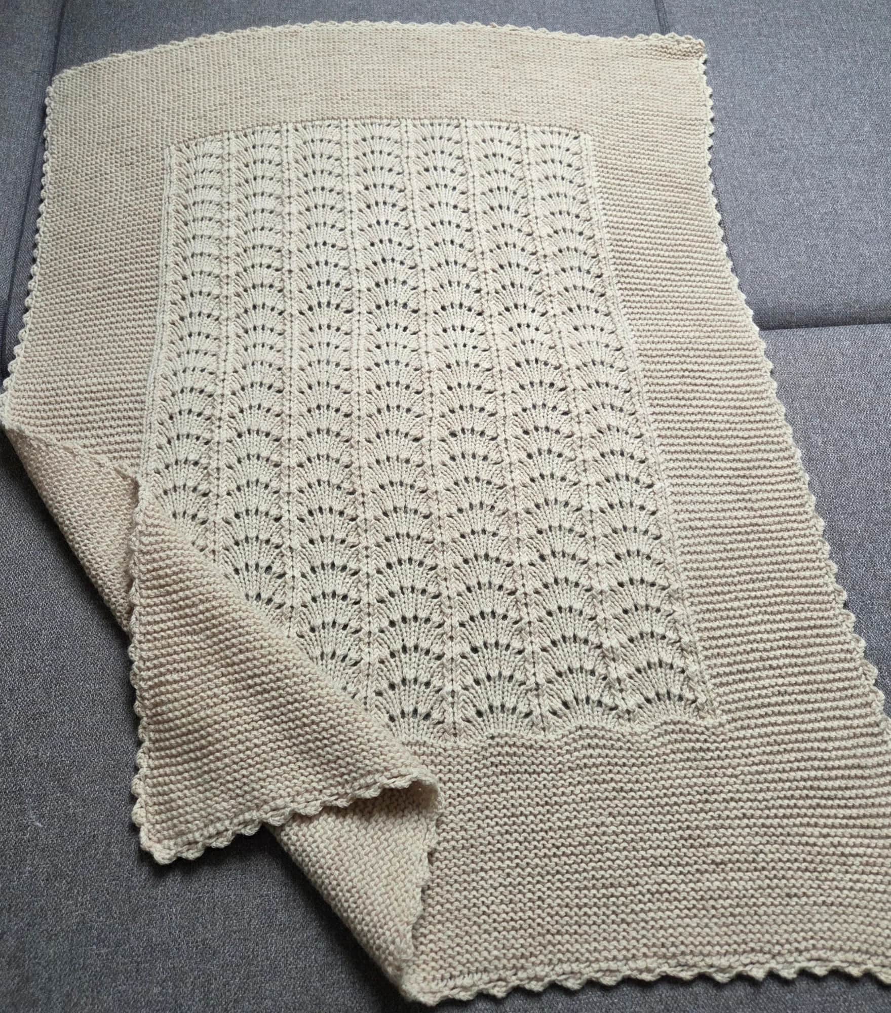 Babyteppe i 100%merino
