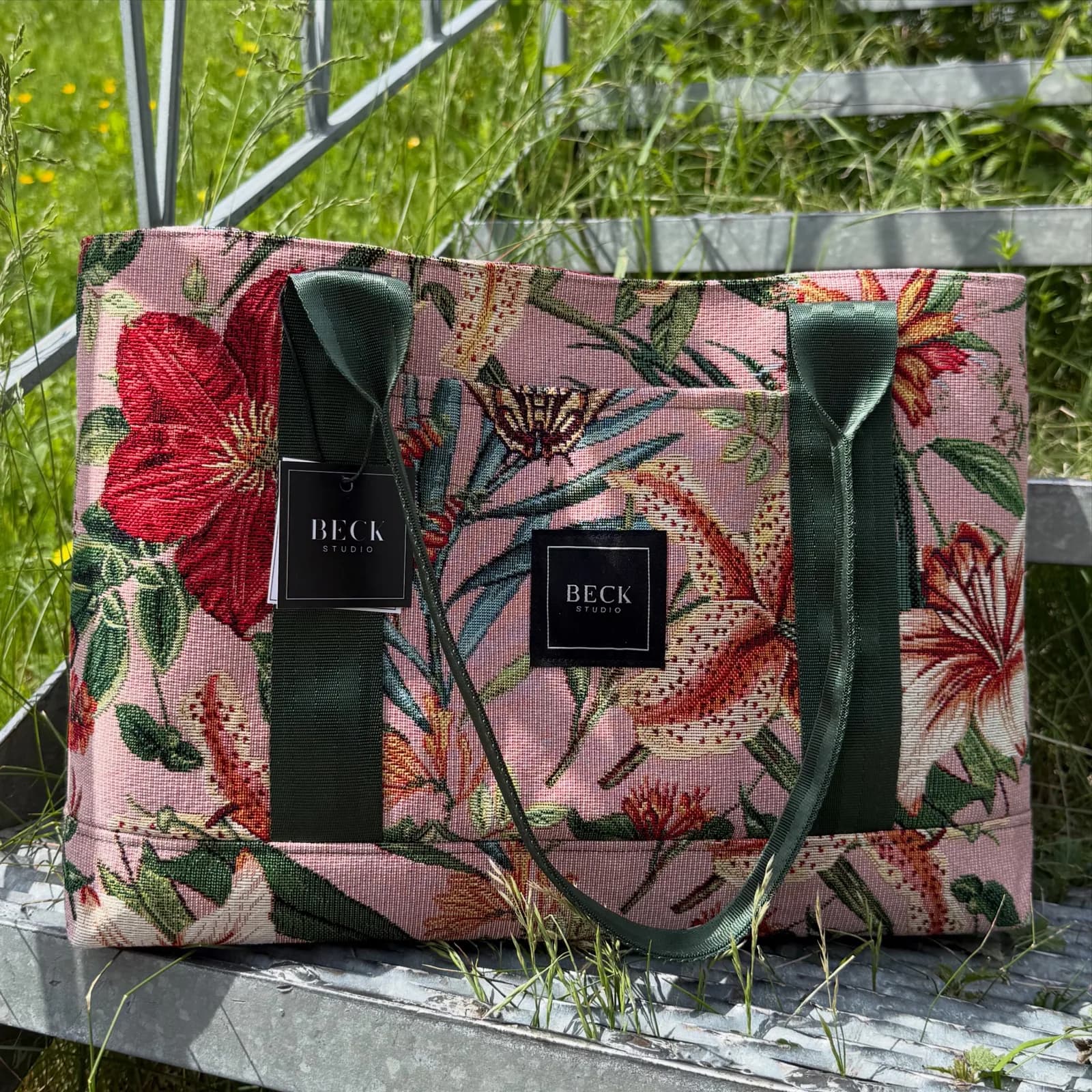 Tote bag, Serie 02, Pink Lily