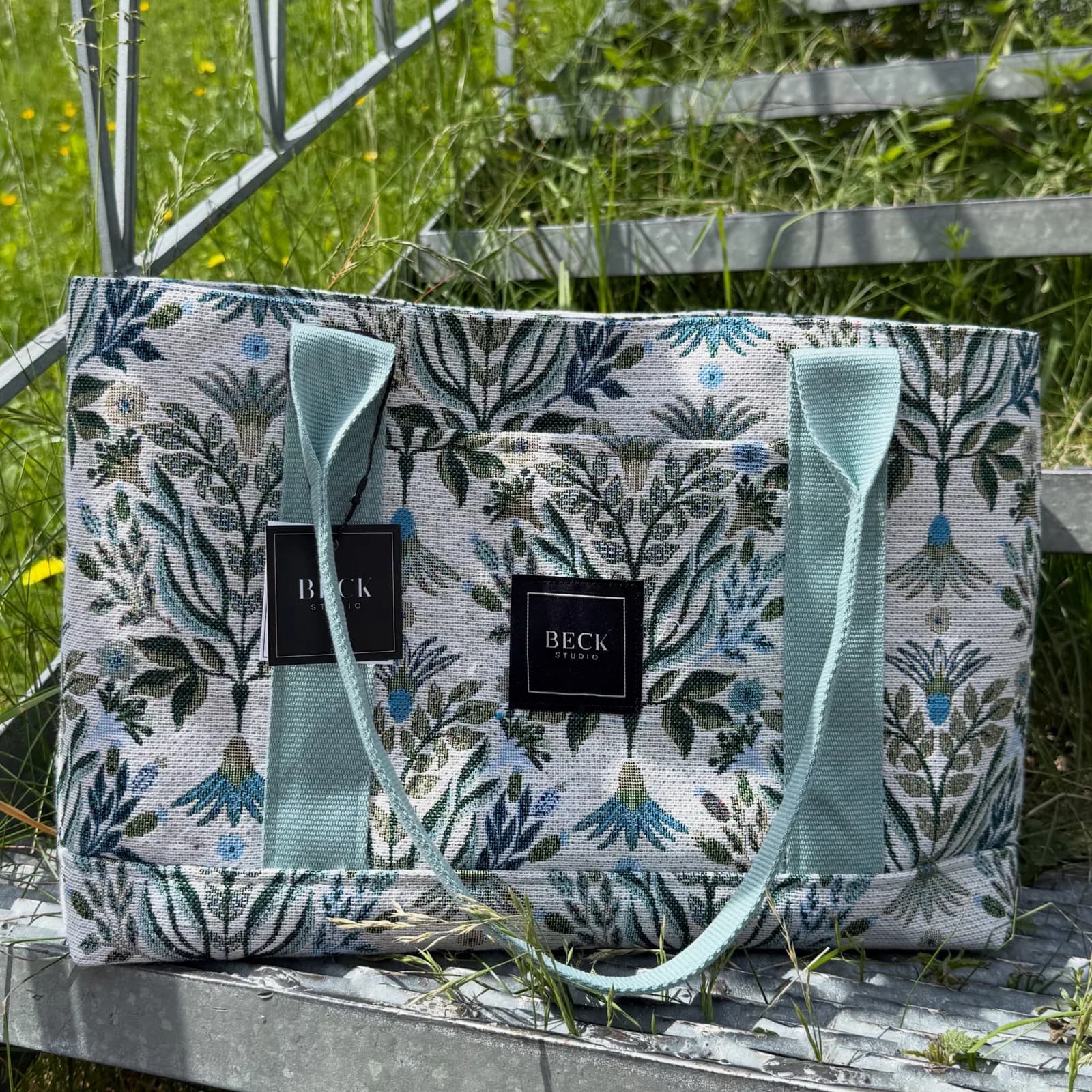 Tote bag, Serie 02, Bluebell