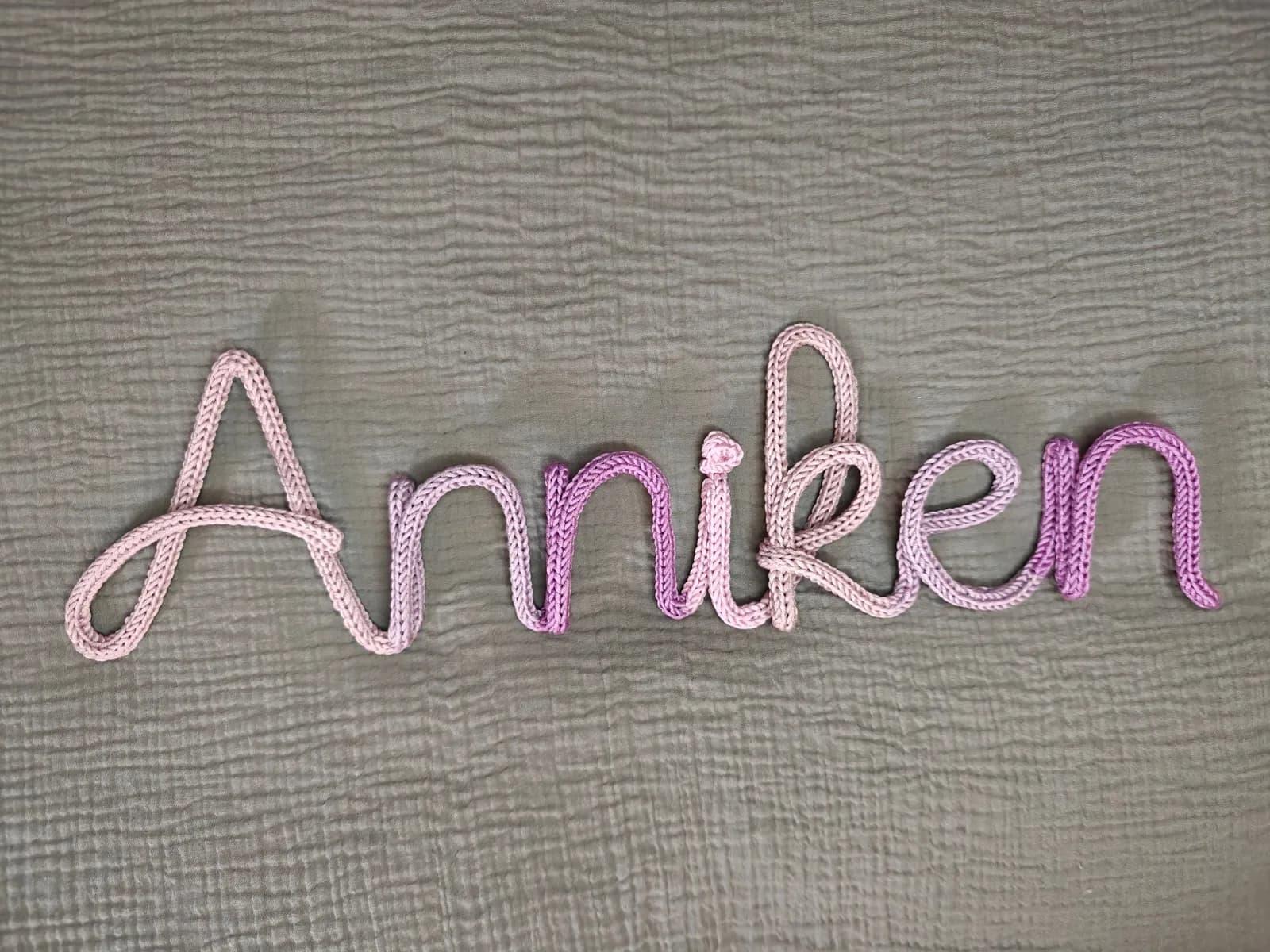Navneskilt på bestilling, 6-10 bokstaver