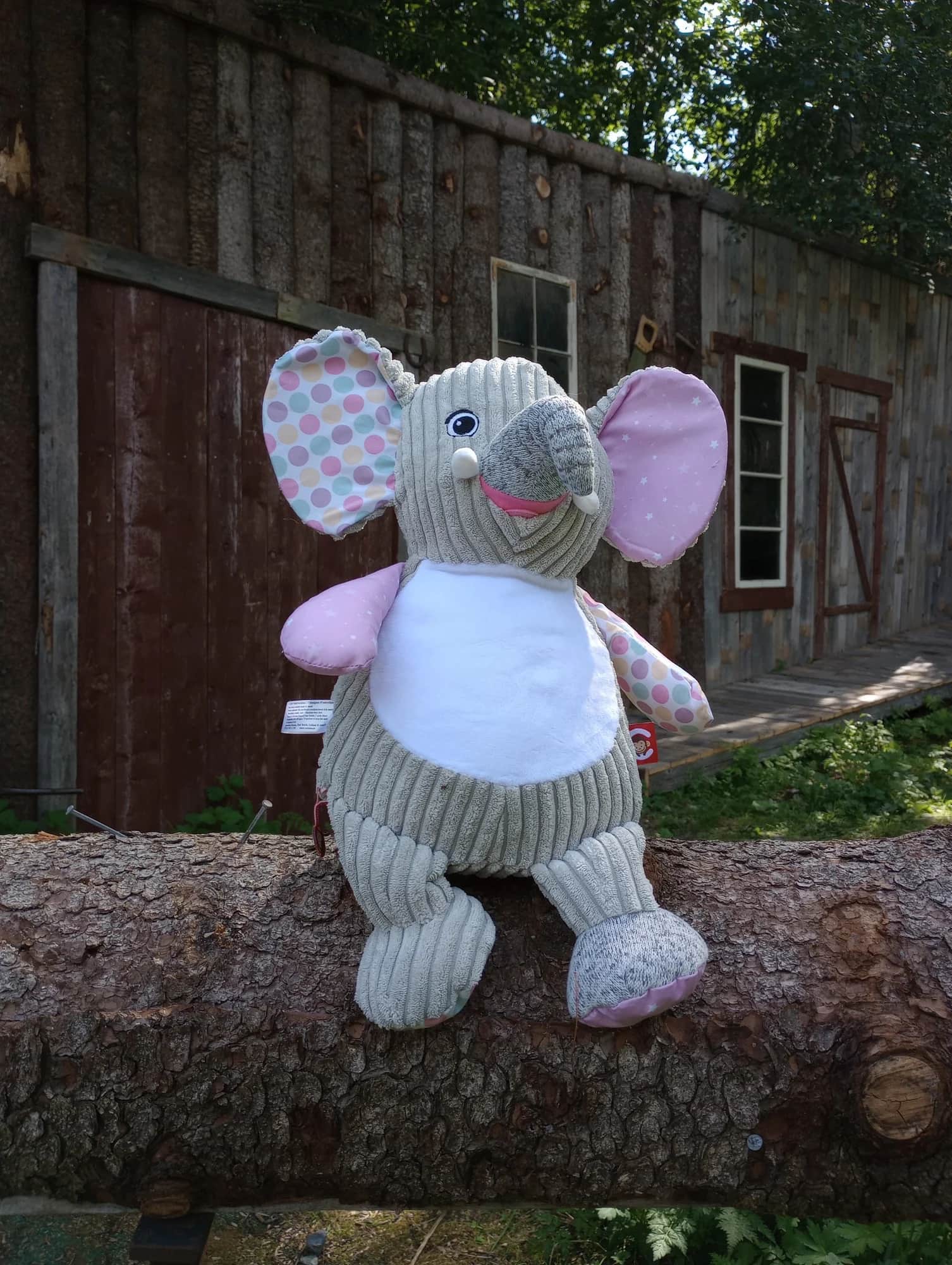 CUBBIES ELEFANT MED BRODERT TEKST