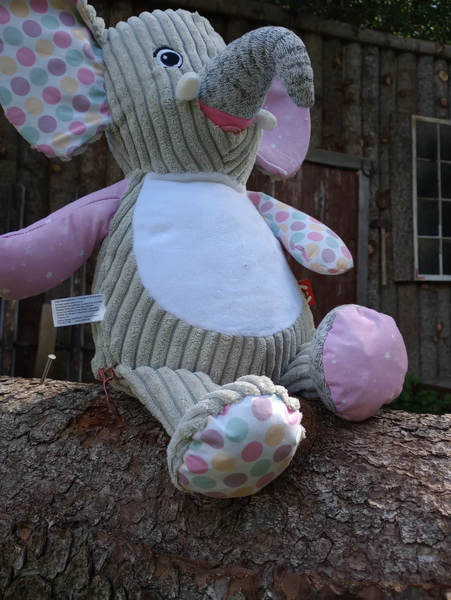 CUBBIES ELEFANT MED BRODERT TEKST