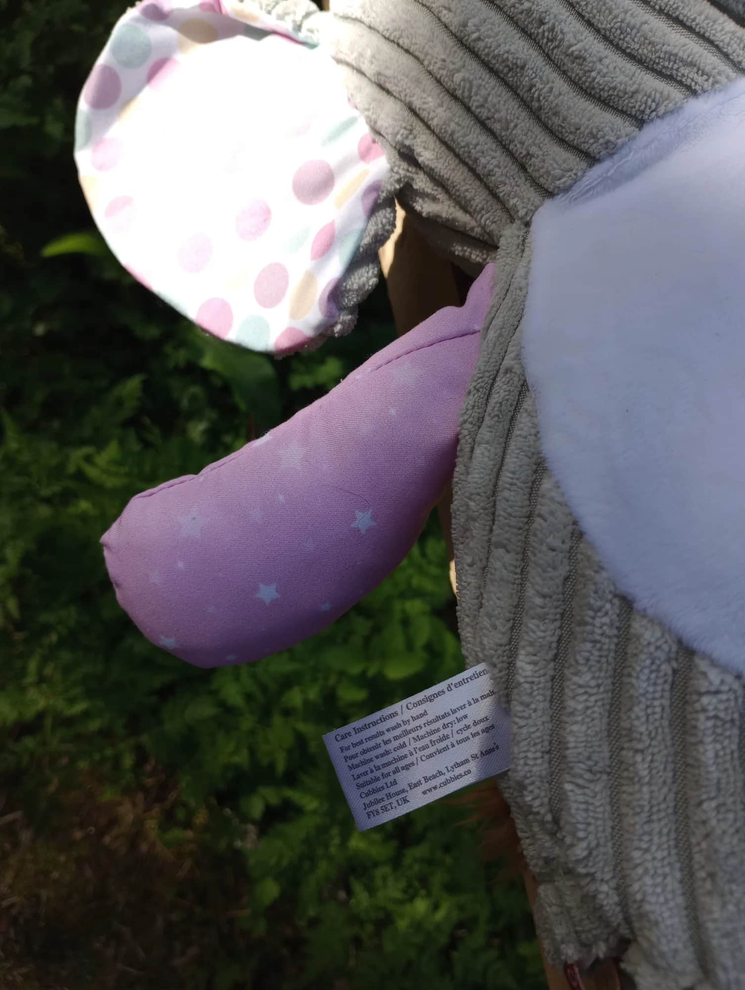 CUBBIES ELEFANT MED BRODERT TEKST