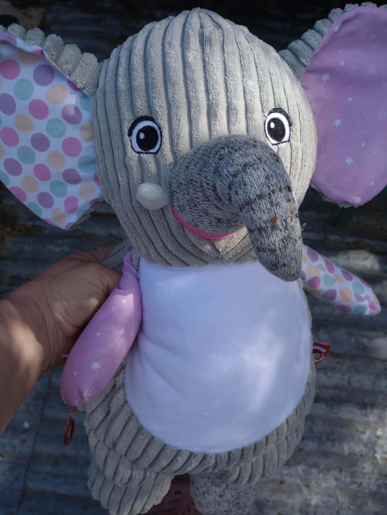 CUBBIES ELEFANT MED BRODERT TEKST