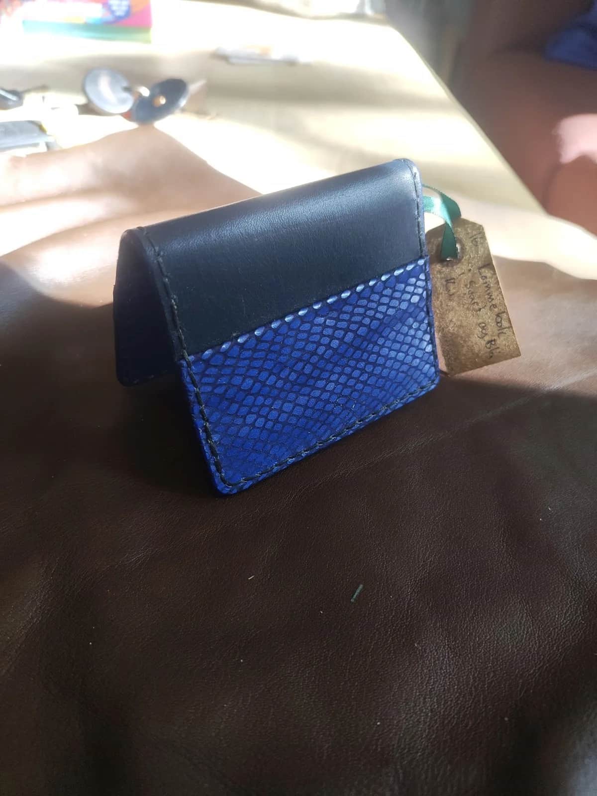 Lommebok i geiteskinn