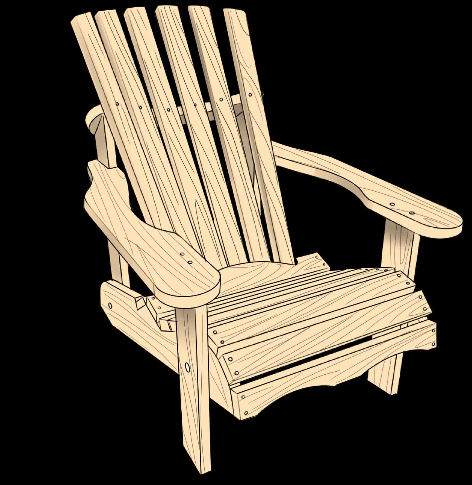 Adirondack stol