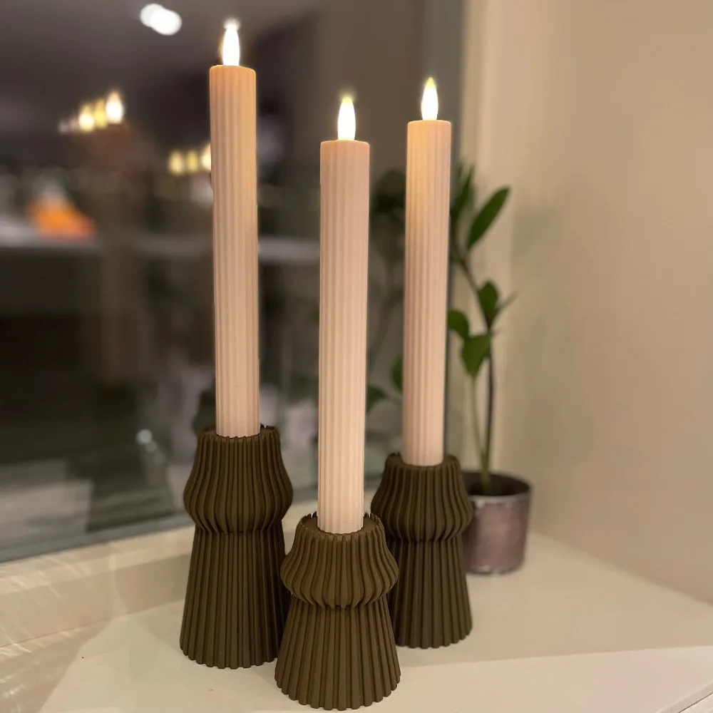 Saluda RILLE LED kronelysestake