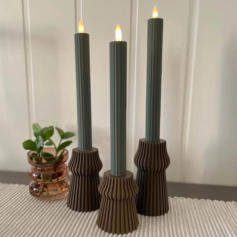Saluda RILLE LED kronelysestake