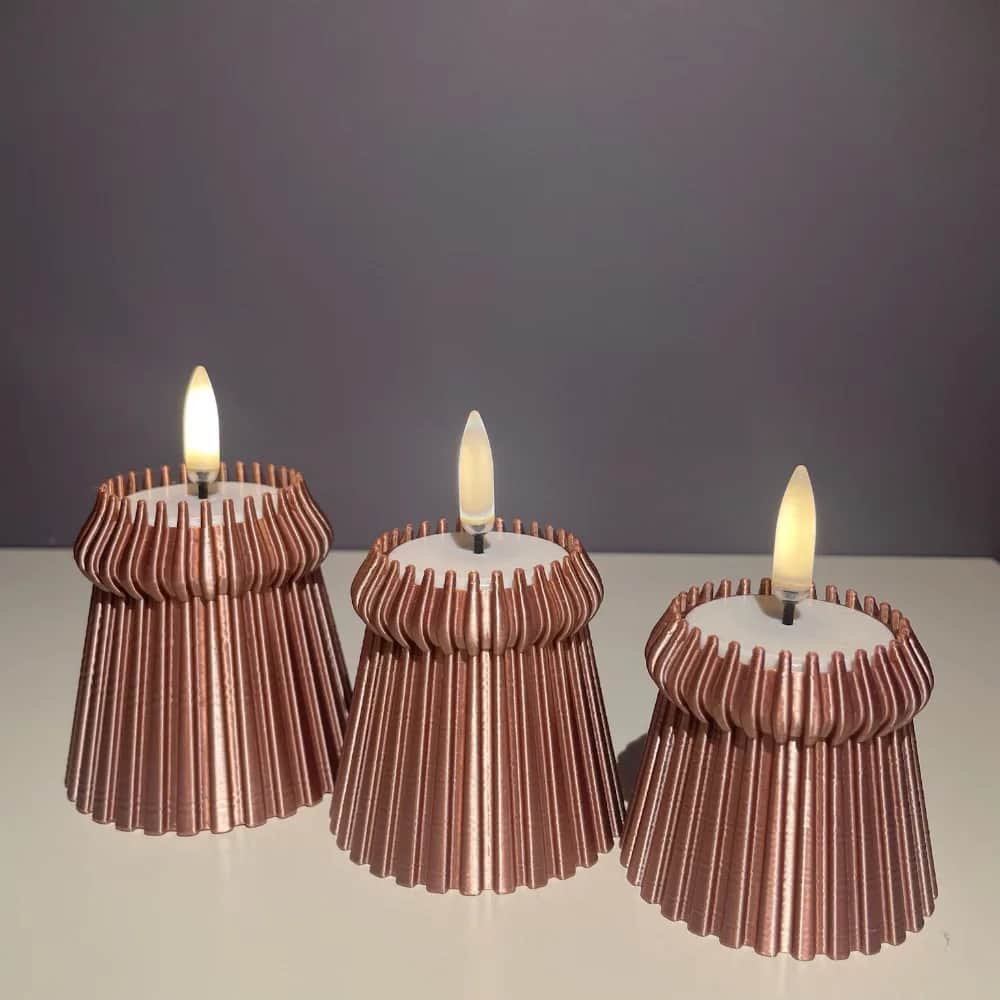 Saluda RILLE LED telysestake
