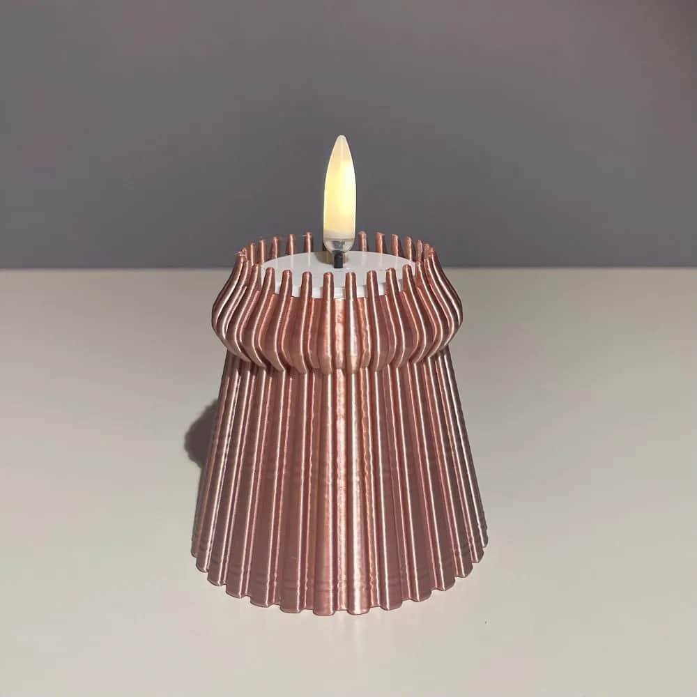 Saluda RILLE LED telysestake