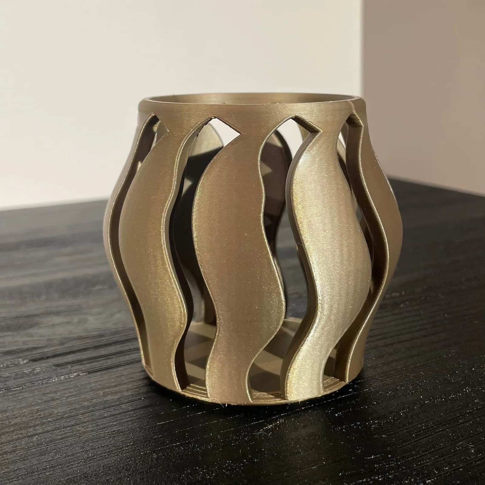 LED-lysholder - Bølge kurv
