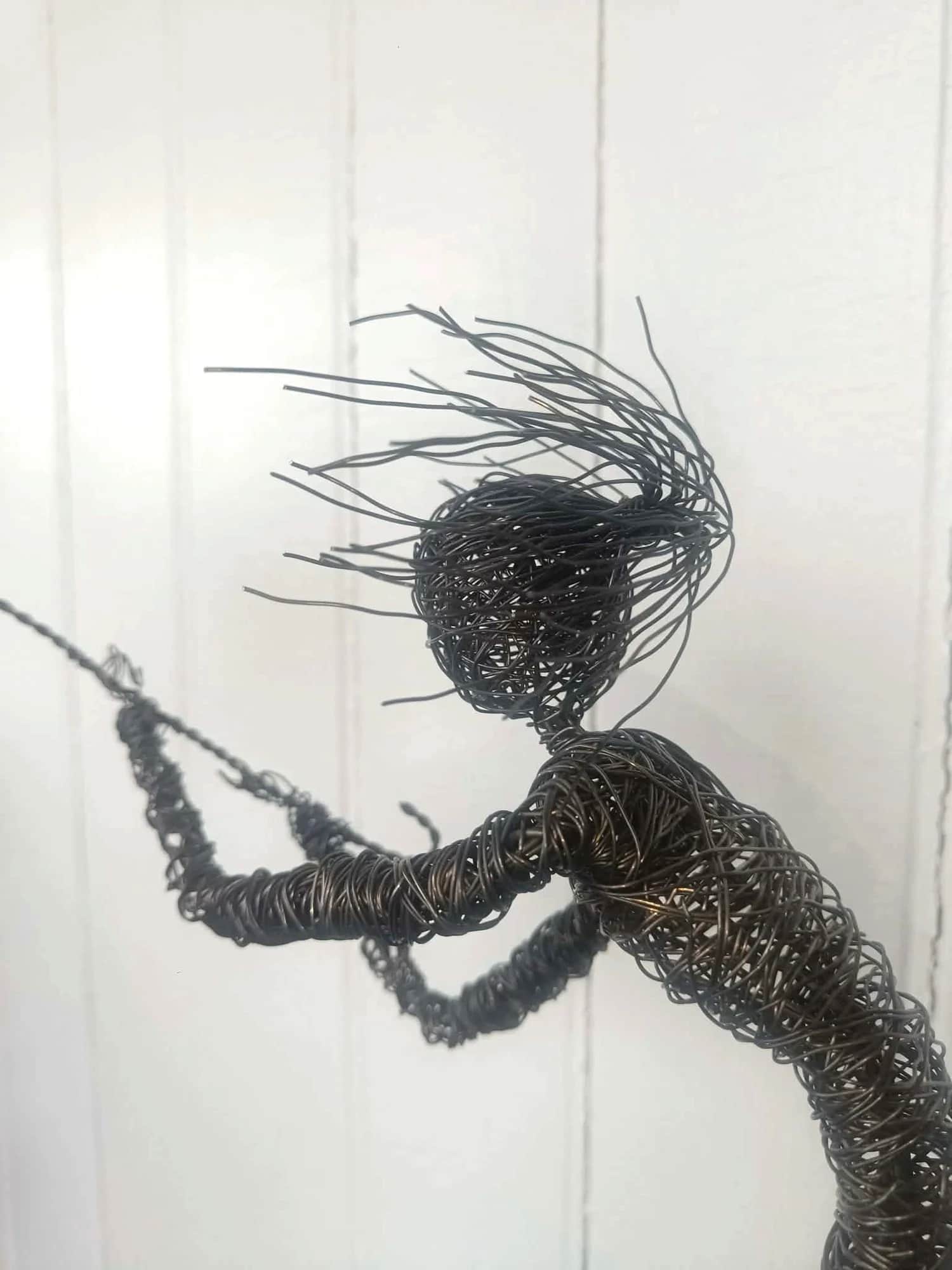 Ekstremvær - Skulptur av ståltråd